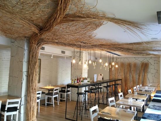 La sala dell'Alive vegan restaurant