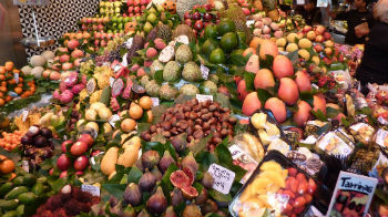 Banco frutta, La Boqueria