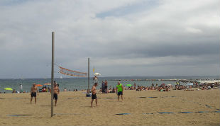 Beach Volley sulle spiagge di Barcellona