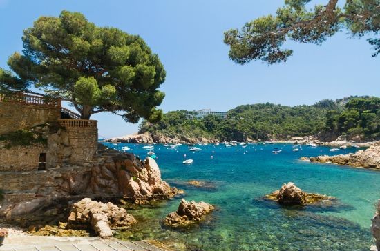 Cala Aigua Blava a Begur, Costa Brava