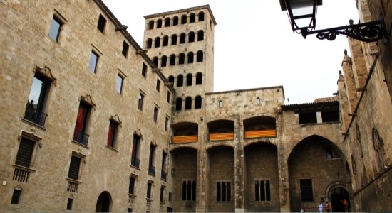 Il complesso monumentale della Plaça del Rei