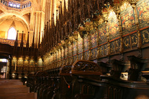 Le sedute del coro, Cattedrale Barcellona