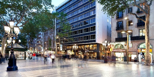 Facciata hotel Royal Rambla