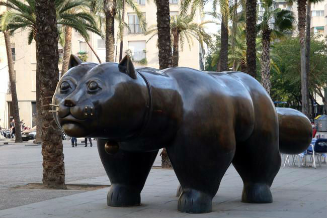 Gatto di Botero, El Raval