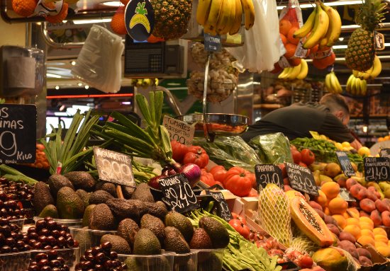 La Boqueria, banco di frutta