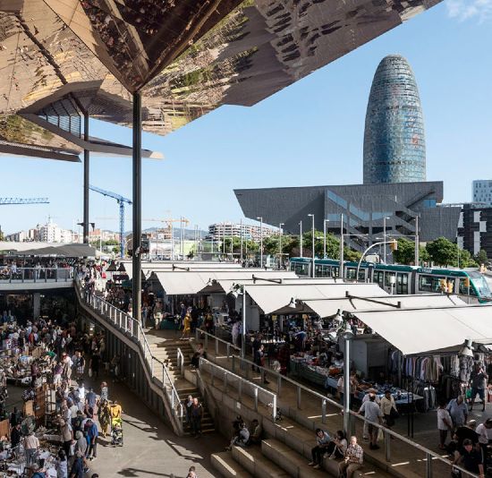 Vista su Mercat dels Encants