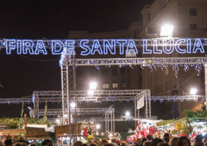 Fira de Stana Llucia, mercatino Natale Barcellona