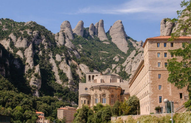 Monastero Montserrat da Barcellona