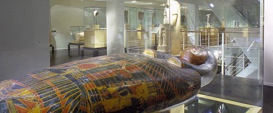 Sarcofago al Museo Egizio di Barcellona