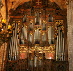 L'organo della Cattedrale di Barcellona