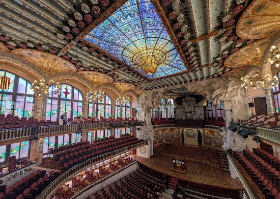 Interni Palau de la Musica Catalana, Barcellona