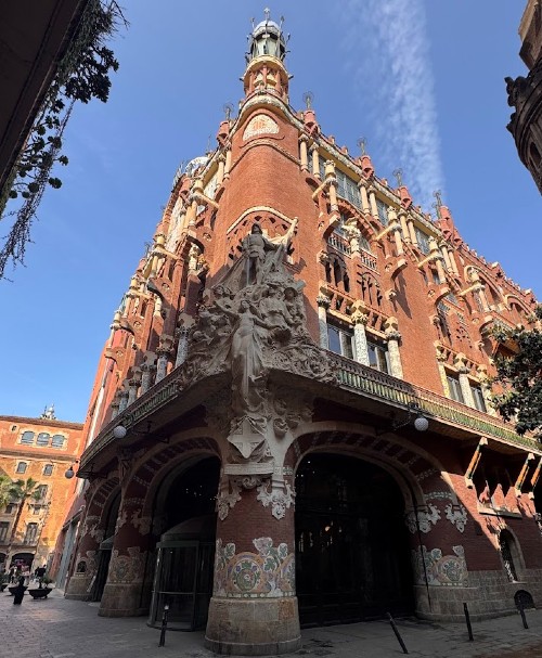Esterni del Palau de la Musica Catalana, Barcellona