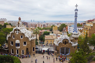 L'ingresso di Parc Guell, Barcellona