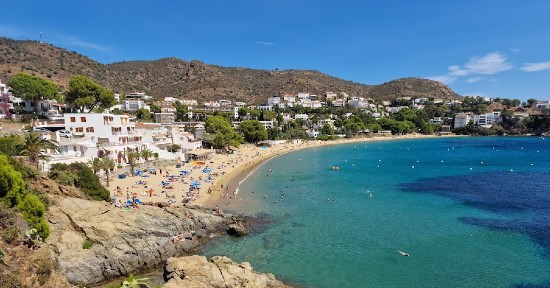 Vista panoramica su Platja de l'Almadrava, Roses