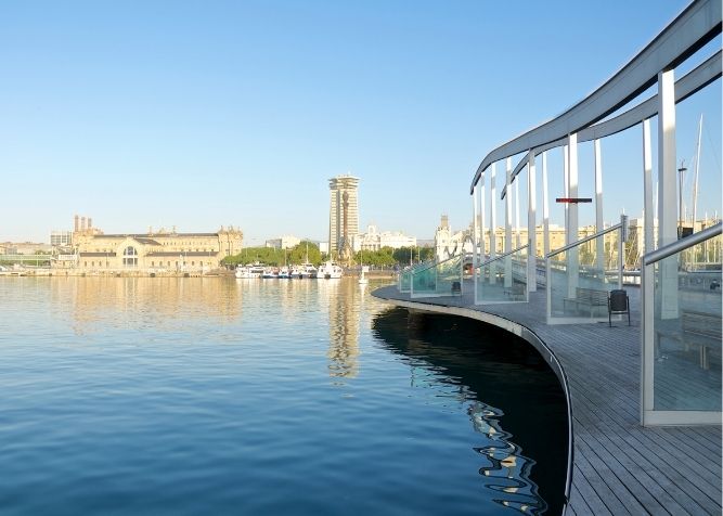 Port Vell, Rambla de Mar