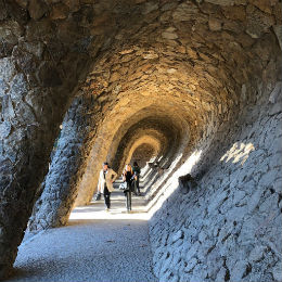 Portico della lavandaia, Parc Guell