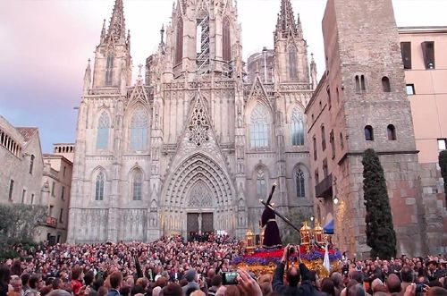 Processione per Pasqua a Barcellona