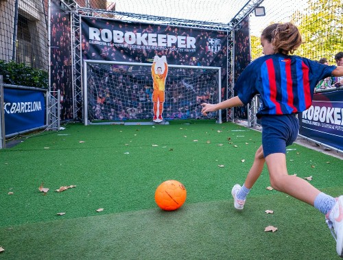 Robokeeper, Camp Nou tour