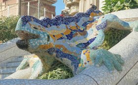 Salamandra, Parc Guell, Barcellona