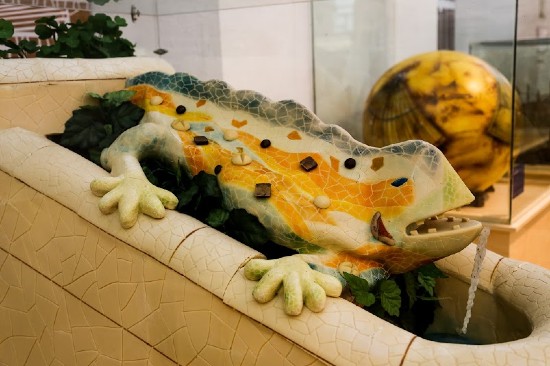 Scultura di cioccolato al Museu de la Xocolata di Barcellona