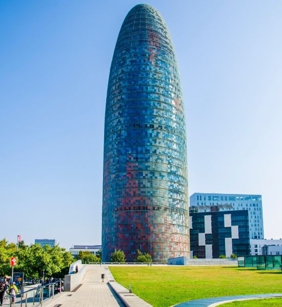 Visuale della Torre Agbar 