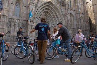 Tour bici in italiano di Barcellona